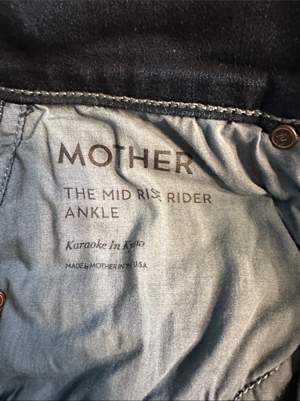 MOTHER Mid Rise Rider Ankle Straight Jeans - Picture 5 of 6